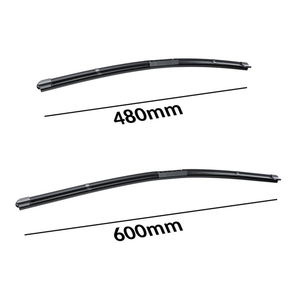 Automobilové stierače na predné sklo pre BMW Seria 3 F30, F31 Compact, Kupé, Gran Turismo, Kabriolet, Sedan, Touring (02.2012-2020) - ploché lišty