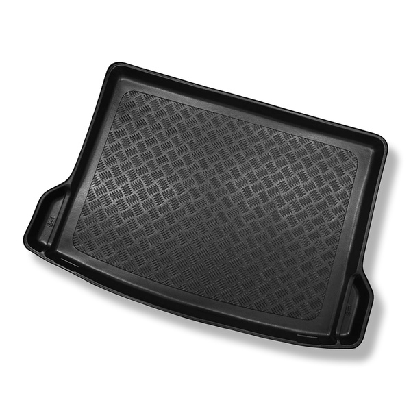 Rohož do batožinového priestoru pre: Mercedes-Benz GLA X156 SUV (03.2014-11.2019) - odnímateľné výklenky pri modeloch s bočnými sieťkami