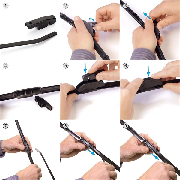 Automobilové stierače na predné sklo pre Volkswagen New Beetle 0 Hatchback, Kabriolet (01.1998-12.2010) - ploché lišty