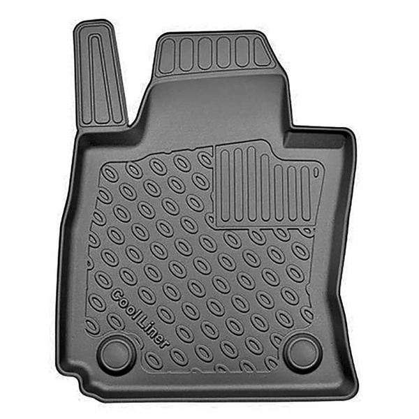 Súprava rohož do batožinového priestoru a autokoberčeky TPE PREMIUM na mieru do: SsangYong Tivoli X150 Crossover (01.2020-12.2021) - horný batožinový priestor (s multifunkčnou podlahou); pravý a ľavý odnímateľný výklenok