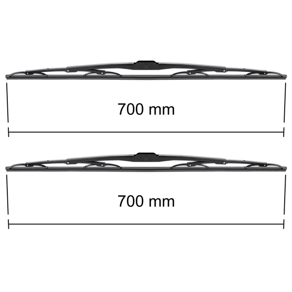 Automobilové stierače na predné sklo pre Mercedes-Benz Actros MP4 Kamión (2011-2019) - štandard lišty