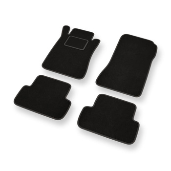 Velúrové koberčeky pre Mercedes-Benz CLK II W209 Kupé, Kabriolet (2002-2009) - č