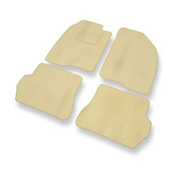 Velúrové koberčeky pre Ford Fusion I MPV (2002-2005) - béžová
