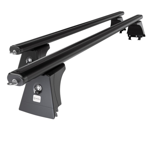 Základný nosič na strechu auta pre Ford Galaxy MPV (2001-2005) - čierny priečny nosič - montážne body - Hliník