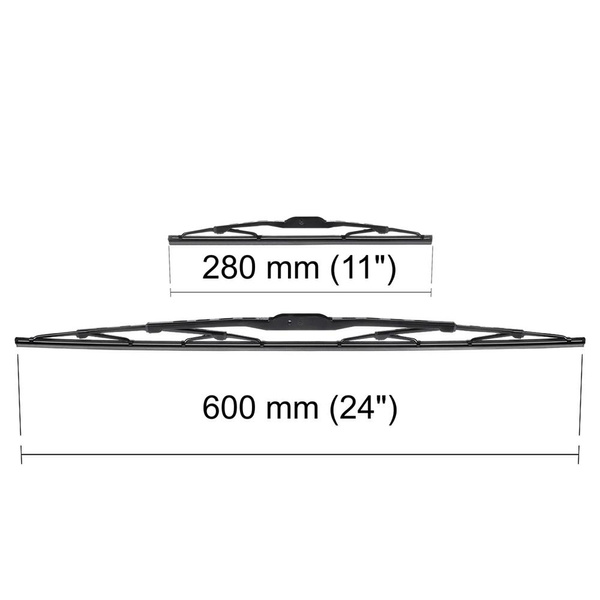 Automobilové stierače na predné sklo pre Mitsubishi Colt VI Hatchback, Kabriolet (04.2004-04.2013) - štandard lišty