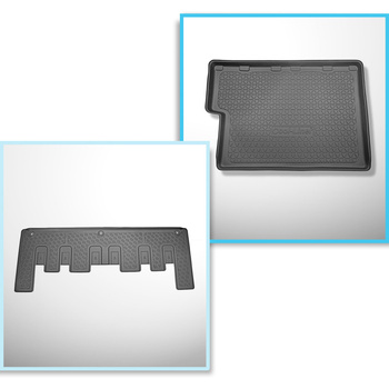 Súprava rohož do batožinového priestoru a autokoberčeky TPE PREMIUM na mieru do: