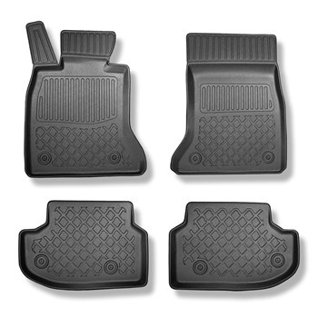 Koberčky TPE pre BMW Seria 5 F10 Sedan (2013-01.2017) - bez X-drive; vzdialenosť