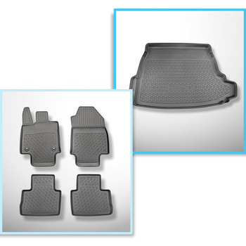 Súprava rohož do batožinového priestoru a autokoberčeky TPE PREMIUM na mieru do:
