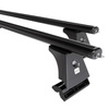 Základný nosič na strechu auta pre BMW Seria 5 G30 Sedan (2017-2023) - čierny priečny nosič - montážne body - Hliník