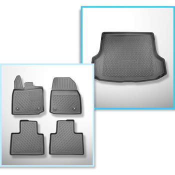 Súprava rohož do batožinového priestoru a autokoberčeky TPE PREMIUM na mieru do: