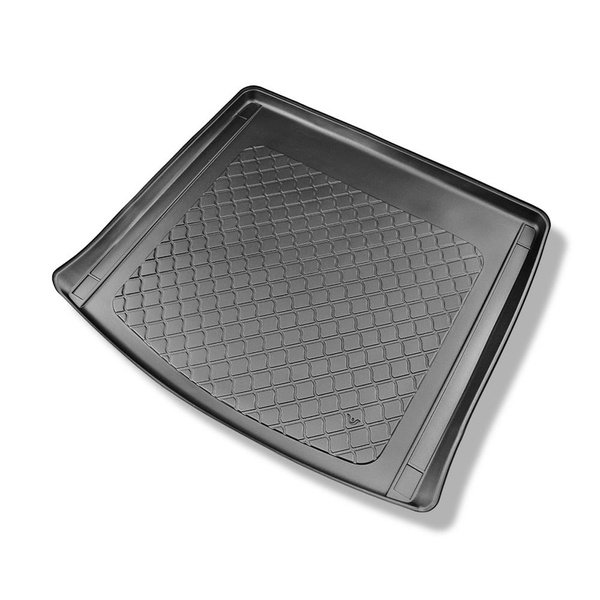 Súprava rohož do batožinového priestoru a autokoberčeky TPE na mieru do: Volkswagen Touareg III SUV (07.2018-2023) - tiež pre modely s upevňujúcimi koľajnicami