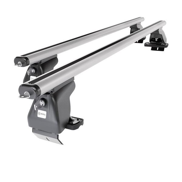 Základný nosič na strechu auta pre DS 4 Crossback Hatchback (2016-2018) - strieborný priečny nosič - bez montážnych prvkov - Hliník