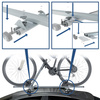 Nosič na bicykle na strechu auta, Hliníkový držiak bicyklov na strechu auta - 3xM-17