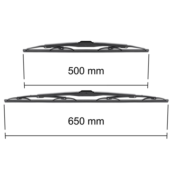 Automobilové stierače na predné sklo pre Hyundai H-1 I Van (10.1997-12.2007) - štandard lišty