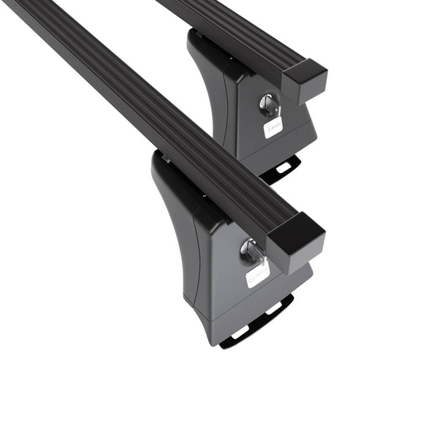 Základný nosič na strechu auta pre Honda CR-V SUV (2007-2011) - čierny priečny nosič - montážne body - Oceľ