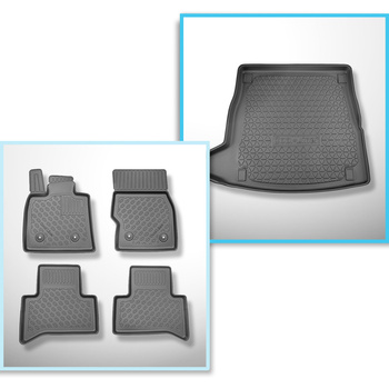 Súprava rohož do batožinového priestoru a autokoberčeky TPE PREMIUM na mieru do: