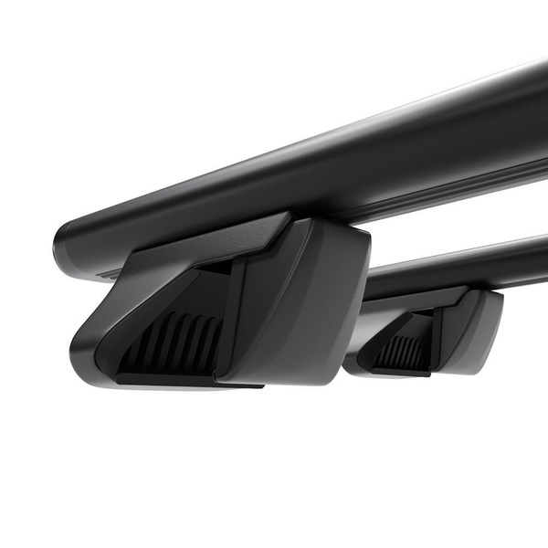 Základný nosič na strechu auta pre Ford Galaxy MPV (2001-2005) - čierny priečny nosič - zábradlie - Hliník