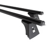 Základný nosič na strechu auta pre Ford Galaxy MPV (2001-2005) - čierny priečny nosič - montážne body - Hliník
