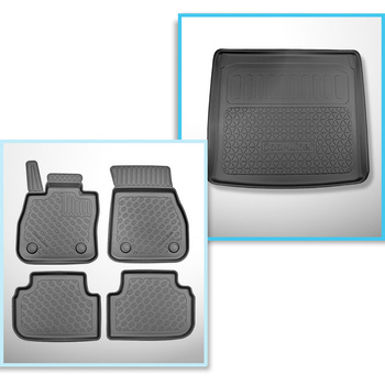 Súprava rohož do batožinového priestoru a autokoberčeky TPE PREMIUM na mieru do: