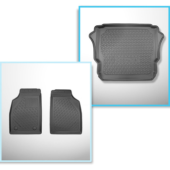 Súprava rohož do batožinového priestoru a autokoberčeky TPE PREMIUM na mieru do: