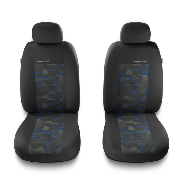 Súprava univerzálnych autopoťahov určených pre Citroen C3 Aircross I, II (2017-....) - 2UNE-BL