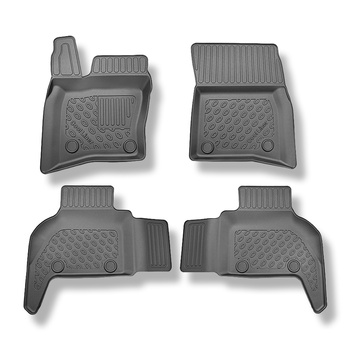 Koberčky TPE pre Land Rover Defender 110, 130 (L663) SUV (01.2020-....) - 7 mies