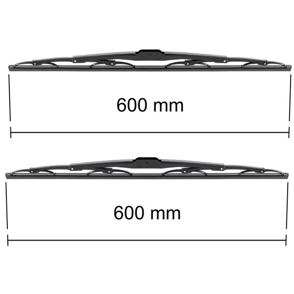 Automobilové stierače na predné sklo pre Iveco Daily III Van (2006-2019) - štandard lišty