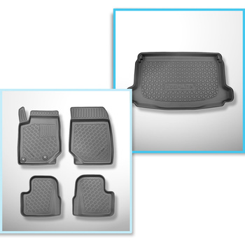 Súprava rohož do batožinového priestoru a autokoberčeky TPE PREMIUM na mieru do:
