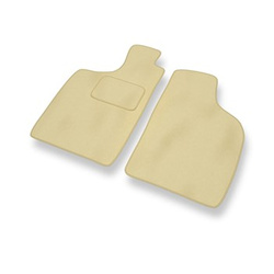 Velúrové koberčeky pre Nissan Navara D22 Pick-Up (1997-2005) - béžová