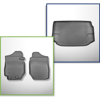 Súprava rohož do batožinového priestoru a autokoberčeky TPE na mieru do: Suzuki 