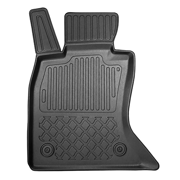 Koberčky TPE pre BMW Seria 5 F11 Touring (03.2010-2013) - X-drive; vzdialenosť medzi koľajnicami predných sedadiel (zozadu) 415 mm