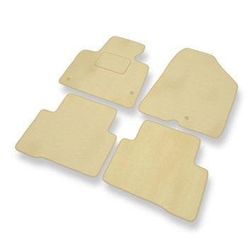 Velúrové koberčeky pre Hyundai Santa Fe III SUV (2012-2018) - béžová