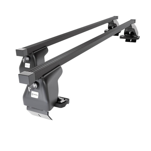 Základný nosič na strechu auta pre DS 4 Hatchback (2011-2018) - čierny priečny nosič - bez montážnych prvkov - Oceľ