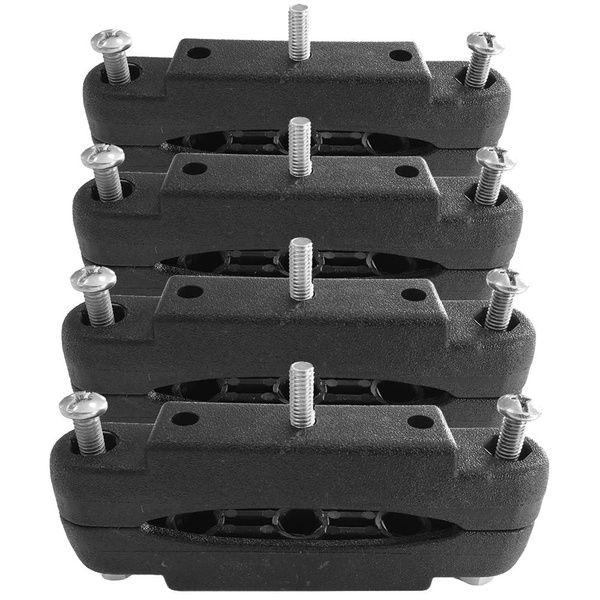 Adaptéry pre široké tyče bez T profilu - 4 kusy