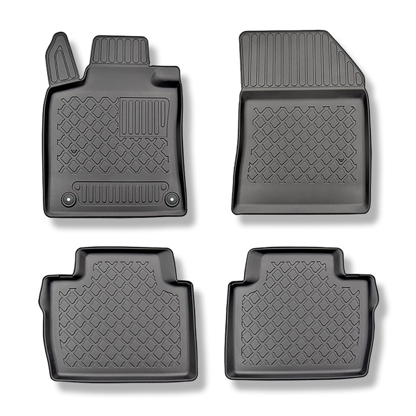 Koberčky TPE pre Peugeot 508 II Sedan, SW (11.2018-....) - tiež s hybridným pohonom