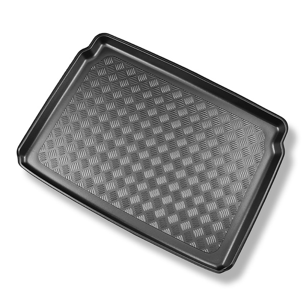 Rohož do batožinového priestoru pre: Peugeot 2008 II SUV (01.2020-....) - horný batožinový priestor; pohyblivá podlaha v najvyššej polohe