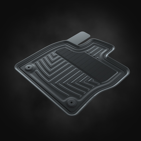 Gumové autokoberce pre Seat Leon III Hatchback, Sportstourer (2012-2020) - čierna - 4 ks