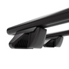 Základný nosič na strechu auta pre Ford Windstar Van (1995-2004) - čierny priečny nosič - zábradlie - Hliník