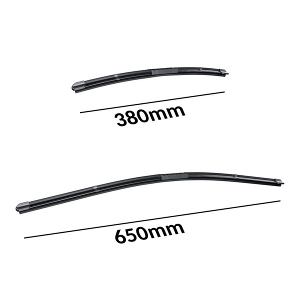 Automobilové stierače na predné sklo pre Ford Fiesta VII Hatchback (07.2008-11.2012) - ploché lišty