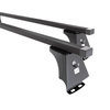 Základný nosič na strechu auta pre Honda CR-V SUV (2007-2011) - čierny priečny nosič - montážne body - Oceľ