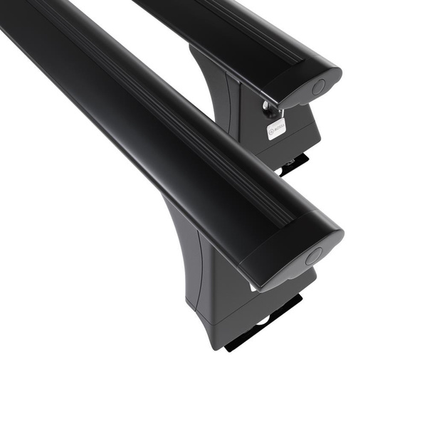 Základný nosič na strechu auta pre Fiat Ducato IV Van (2014-....) - čierny priečny nosič - montážne body - Hliník