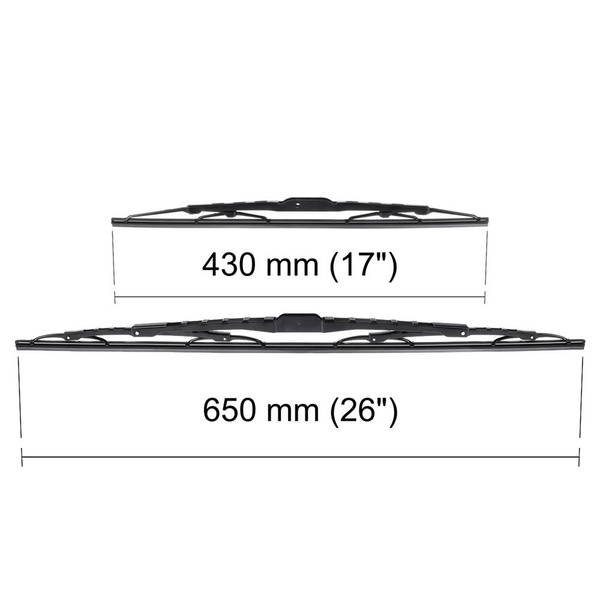 Automobilové stierače na predné sklo pre Nissan Pathfinder R52 SUV (09.2014-2020) - štandard lišty