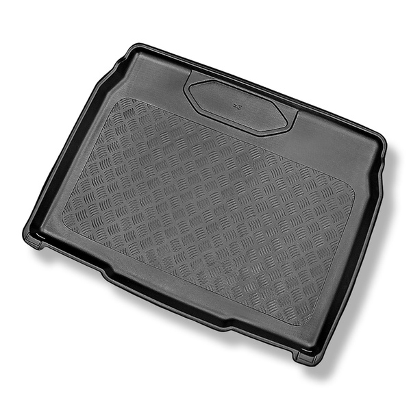 Rohož do batožinového priestoru pre: Peugeot 2008 II SUV (01.2020-....) - spodný batožinový priestor; pod / bez pohyblivej podlahy batožinového priestoru (s aj bez subwoofera)