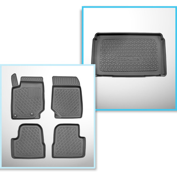 Súprava rohož do batožinového priestoru a autokoberčeky TPE PREMIUM na mieru do: