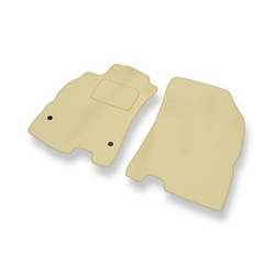 Velúrové koberčeky pre Renault Fluence Sedan (2009-2016) - béžová