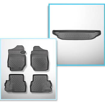 Súprava rohož do batožinového priestoru a autokoberčeky TPE PREMIUM na mieru do:
