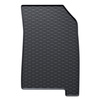Gumové autokoberce pre Dacia Duster II SUV (2017-2024) - čierna - 4 ks