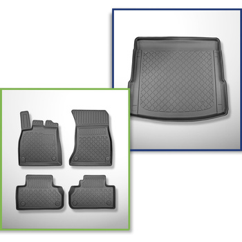 Súprava rohož do batožinového priestoru a autokoberčeky TPE na mieru do: Audi Q5