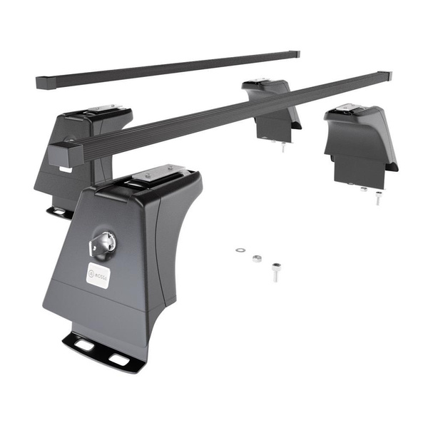 Základný nosič na strechu auta pre Honda CR-V SUV (2007-2011) - čierny priečny nosič - montážne body - Oceľ
