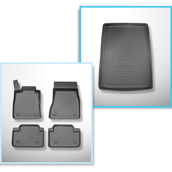 Súprava rohož do batožinového priestoru a autokoberčeky TPE PREMIUM na mieru do: